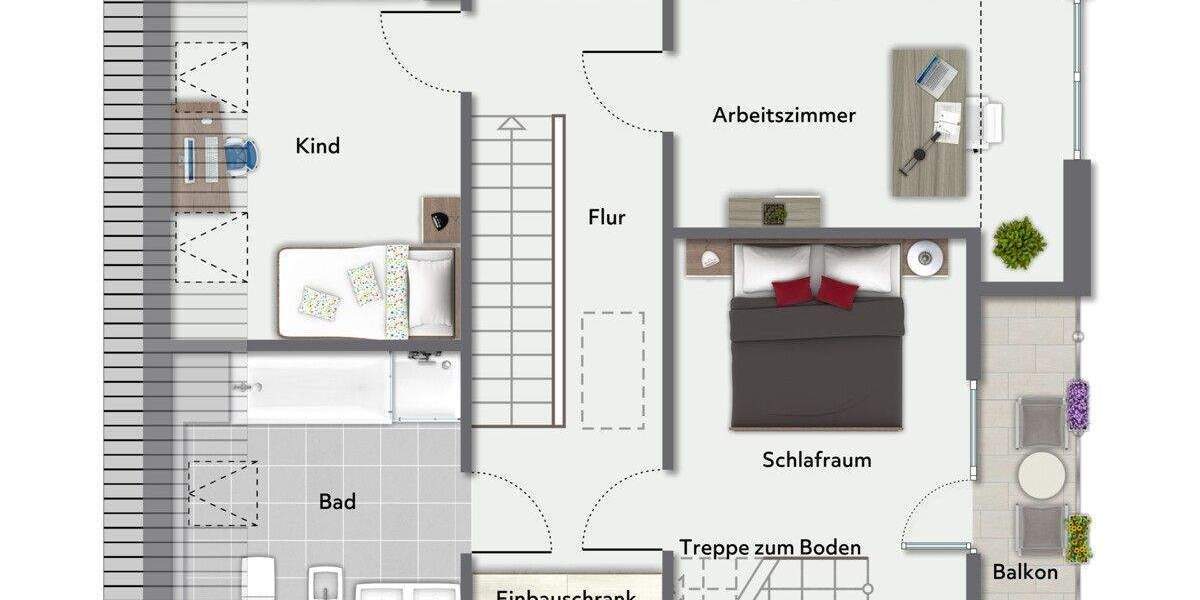 Reihenmittelhaus Bönningstedt - 4 Zimmer, 116 m&sup2;, 379.000&euro; | Angebot:25700614