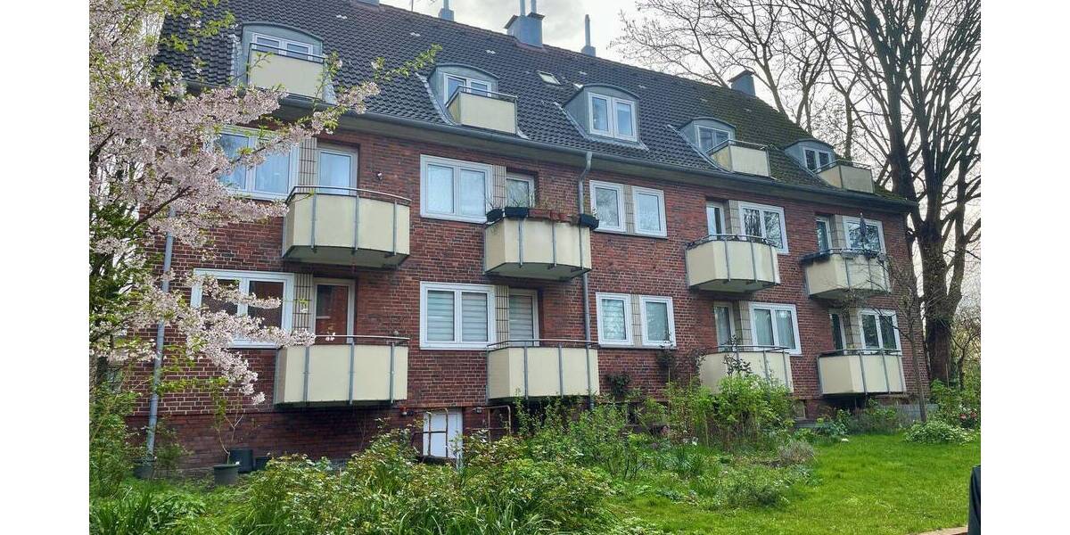Etagenwohnung Hamburg Groß Borstel - 2 Zimmer, 49 m&sup2;, 559&euro; | Angebot:26862967