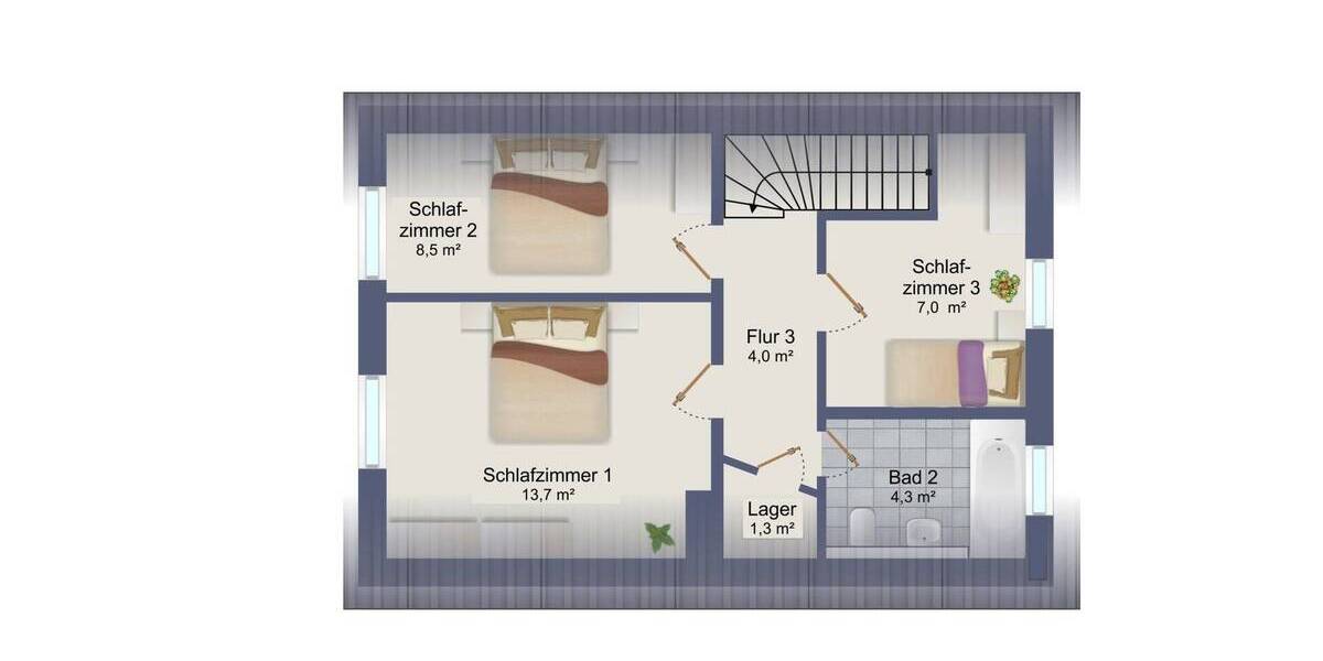 Reihenmittelhaus Hamburg / Rahlstedt Rahlstedt - 4 Zimmer, 92 m&sup2;, 398.000&euro; | Angebot:25678393