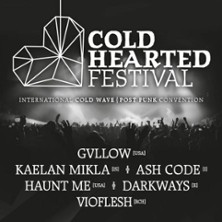 Cold Hearted Festival-Gvllow,Kaelan Mikla,Ash Code, Haunt Me,Darkways,Vioflesh 13.11.2026 Markthalle Hamburg