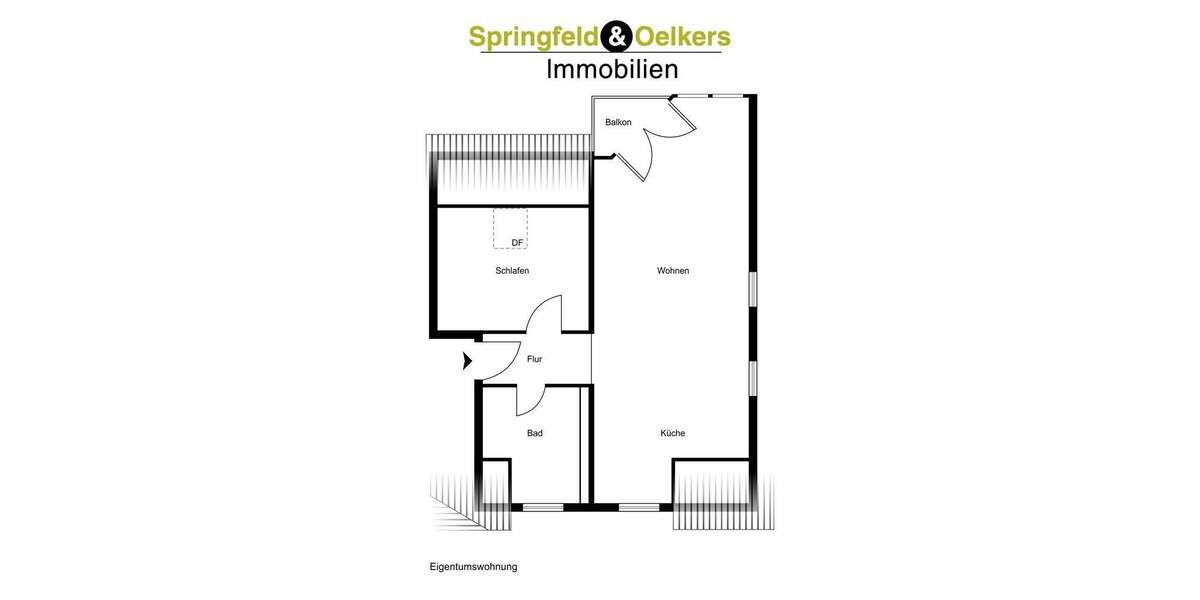 Etagenwohnung Hamburg Bergedorf - 2 Zimmer, 56 m&sup2;, 299.000&euro; | Angebot:25664539