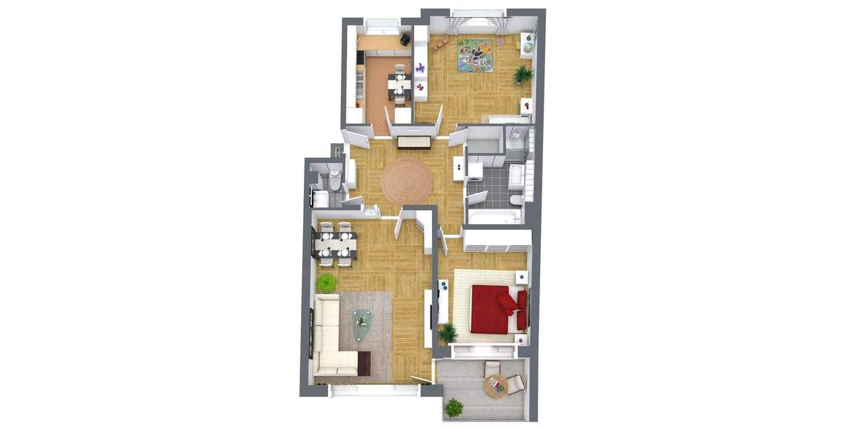Etagenwohnung Hamburg Wandsbek - 3 Zimmer, 91 m&sup2;, 445.000&euro; | Angebot:25878868