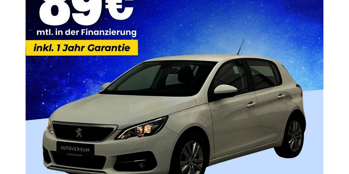 Peugeot 308 52.255 km 10.445 &euro; Uetersen bei Hamburg 25436