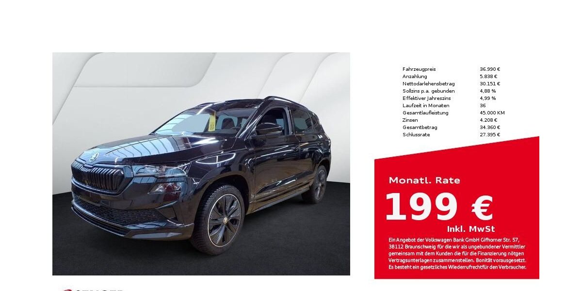 Skoda Karoq 9.750 km 36.990 &euro; Bad Oldesloe 23843