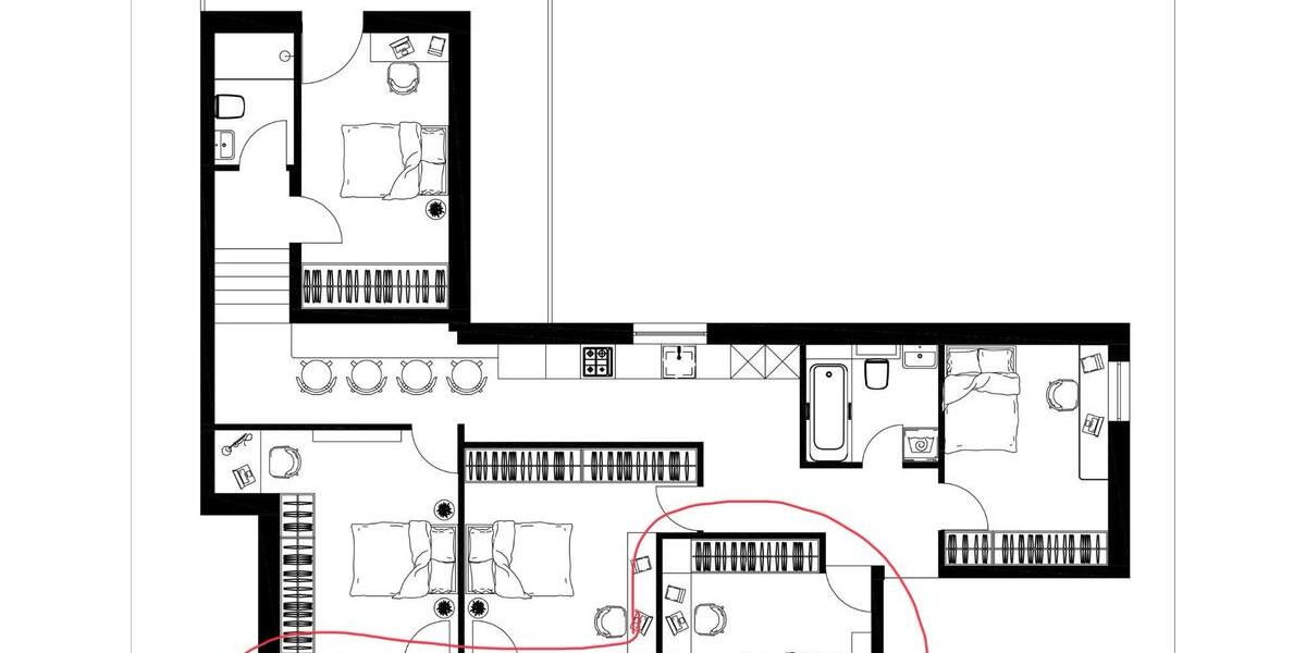 Einfamilienhaus Hamburg Wandsbek - 1 Zimmer, 115 m&sup2;, 675&euro; | Angebot:24189488