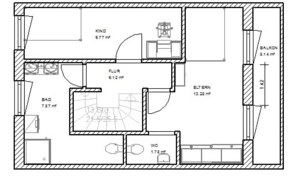Maisonettenwohnung Hamburg Eidelstedt - 3 Zimmer, 87 m&sup2;, 2.090&euro; | Angebot:25272994
