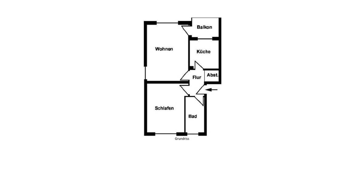 Etagenwohnung Elmshorn Hainholz - 2 Zimmer, 55 m&sup2;, 770&euro; | Angebot:25745536