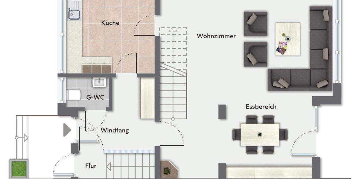 Reihenmittelhaus Bönningstedt - 4 Zimmer, 116 m&sup2;, 379.000&euro; | Angebot:25700614