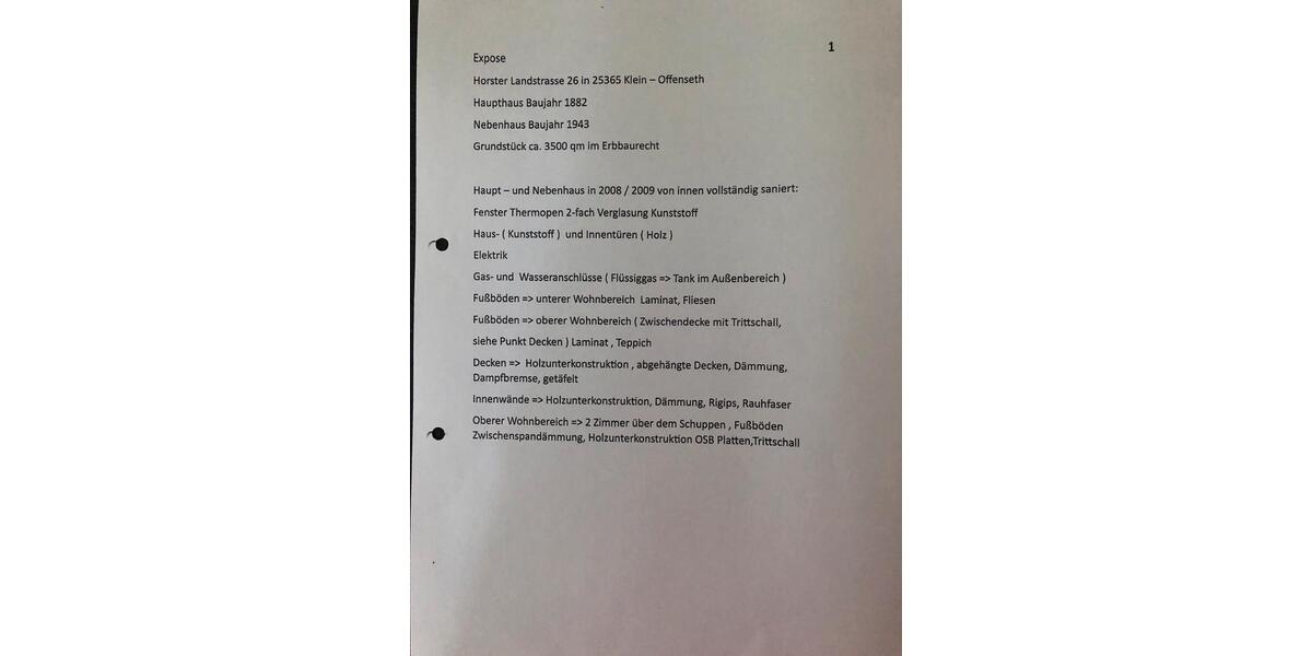 Einfamilienhaus Klein Offenseth-Sparrieshoop Sparrieshoop - 5 Zimmer, 280 m&sup2;, 444.000&euro; | Angebot:25812810