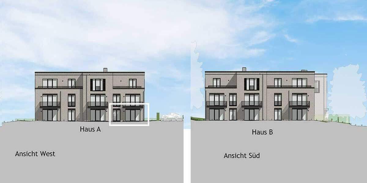 Terrassenwohnung Hamburg Poppenbüttel - 3 Zimmer, 94 m&sup2;, 676.900&euro; | Angebot:25744914