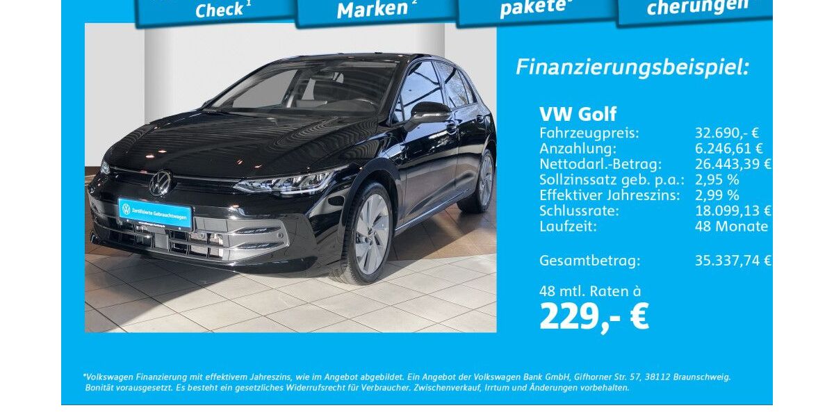 VW Golf 15.021 km 32.690 &euro; Glinde 21509