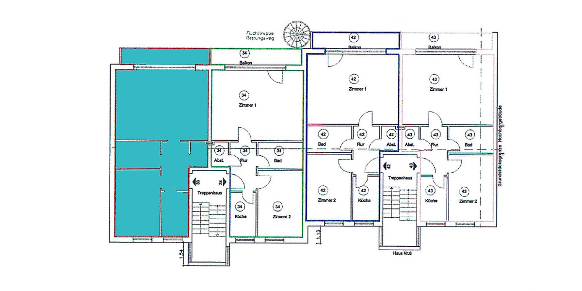 Etagenwohnung Hamburg Altona-Nord - 2 Zimmer, 64 m&sup2;, 417.755&euro; | Angebot:25740726