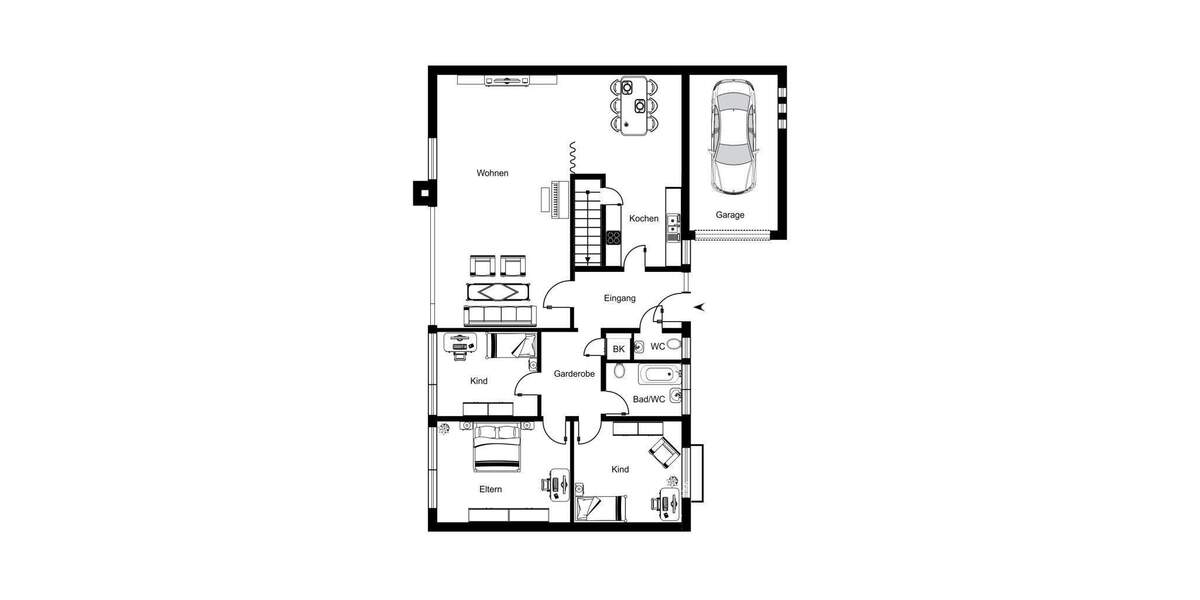 Reihenmittelhaus Oststeinbek - 4 Zimmer, 118 m&sup2;, 395.000&euro; | Angebot:25769856