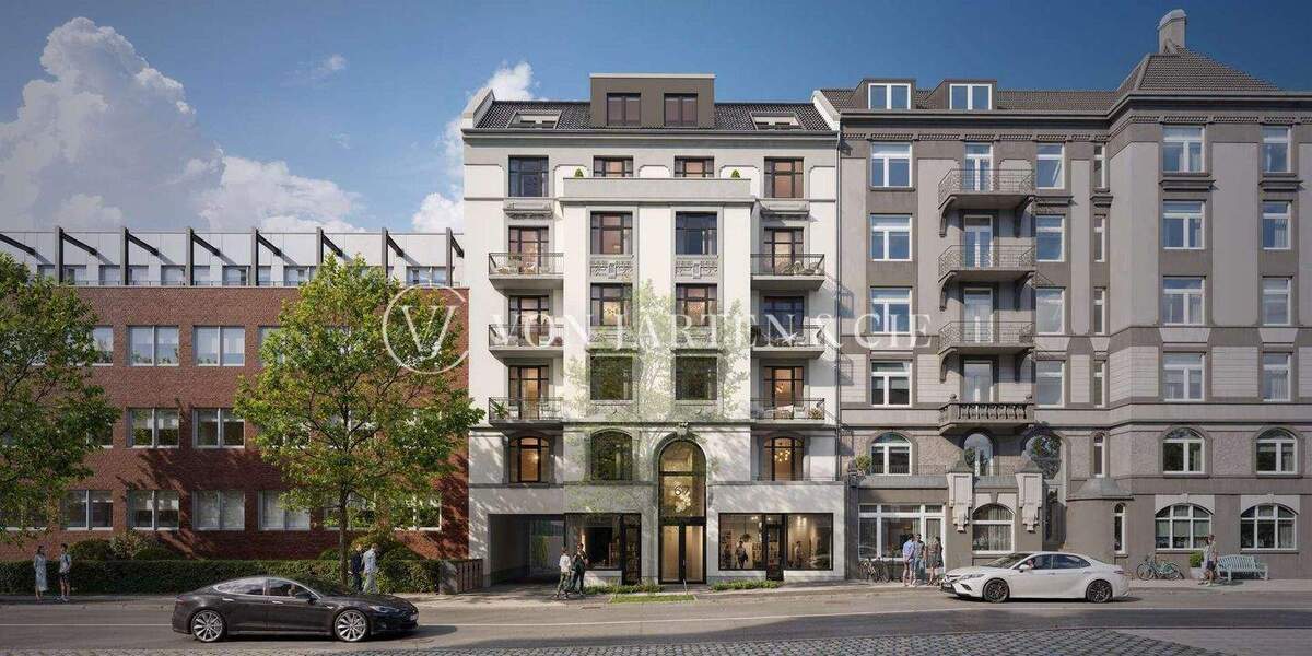 Etagenwohnung Hamburg Uhlenhorst - 2 Zimmer, 47 m&sup2;, 499.000&euro; | Angebot:25671904