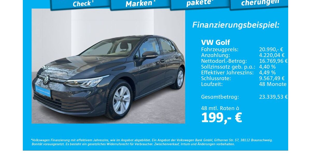 VW Golf 49.967 km 19.990 &euro; Glinde 21509