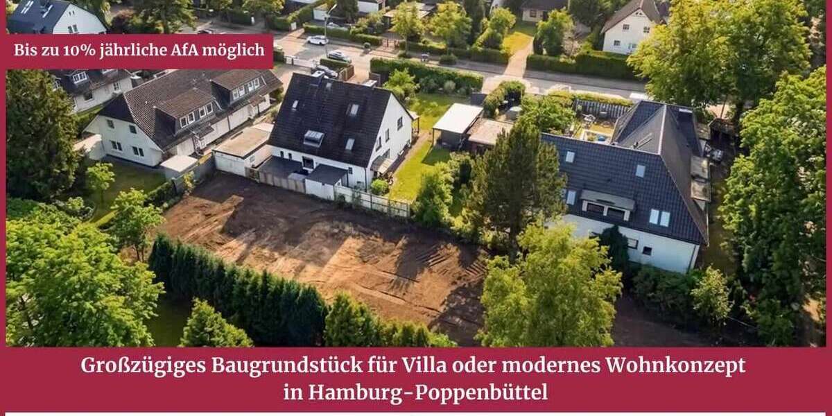 Grundstück Hamburg / Poppenbüttel Poppenbüttel - 775.000&euro; | Angebot:25397961