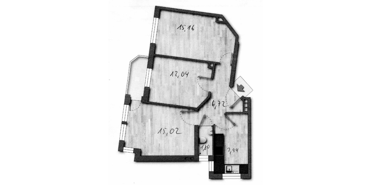 Etagenwohnung Hamburg Winterhude - 3 Zimmer, 399.000&euro; | Angebot:25798453