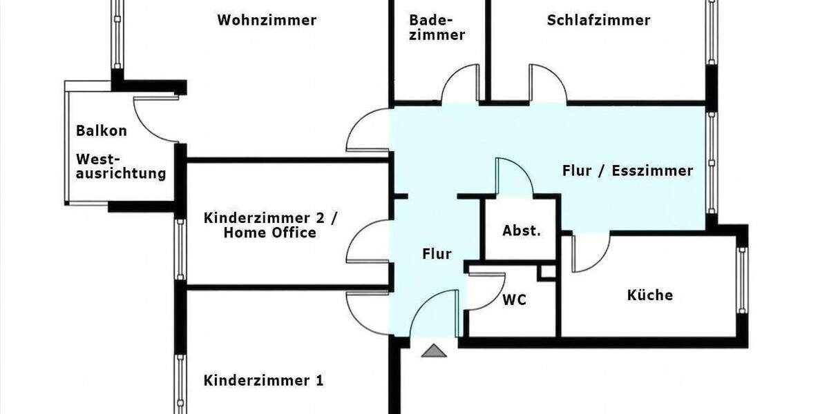 Etagenwohnung Hamburg Hummelsbüttel - 4 Zimmer, 93 m&sup2;, 330.000&euro; | Angebot:25695975