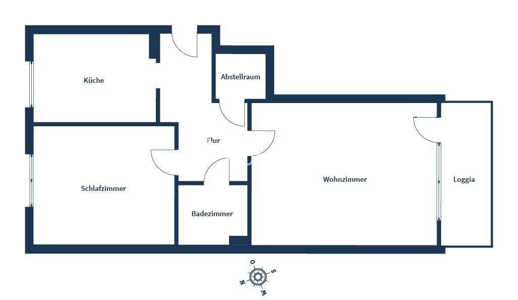 Etagenwohnung Hamburg Steilshoop - 2 Zimmer, 62 m&sup2;, 248.000&euro; | Angebot:25737499