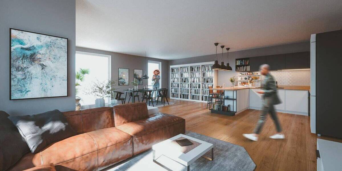 Etagenwohnung Rellingen - 2 Zimmer, 64 m&sup2;, 368.400&euro; | Angebot:25669517