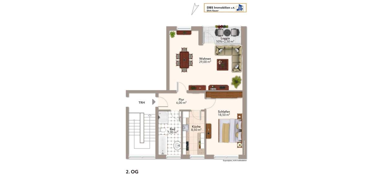 Etagenwohnung Hamburg Wilstorf - 2 Zimmer, 71 m&sup2;, 222.000&euro; | Angebot:25699778