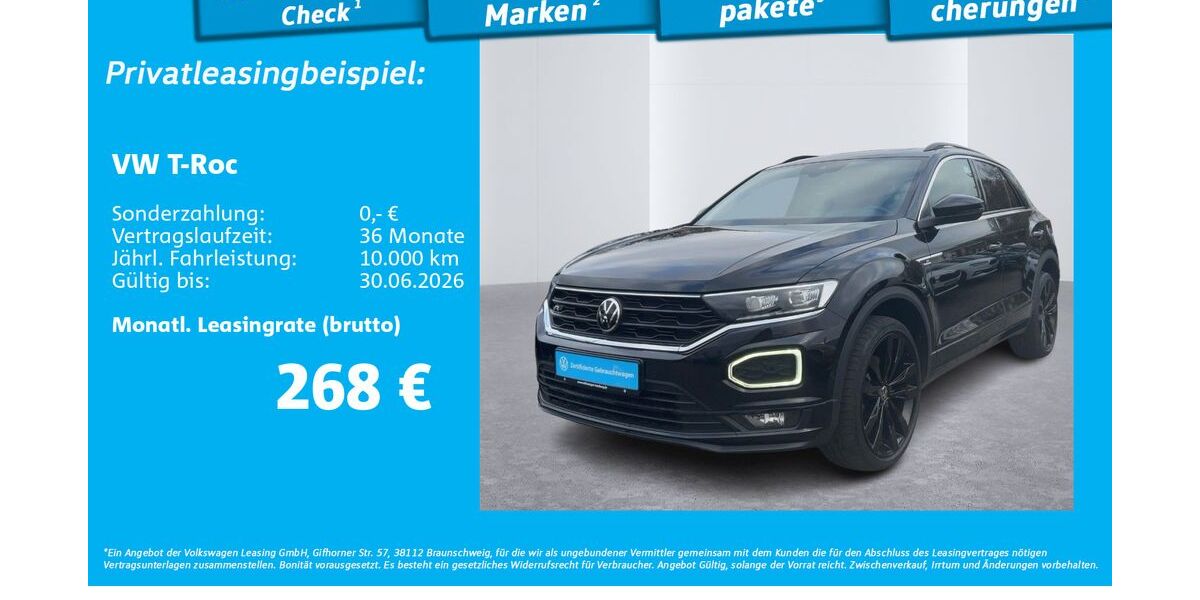 VW T-Roc 48.219 km 26.250 &euro; Hamburg 22111