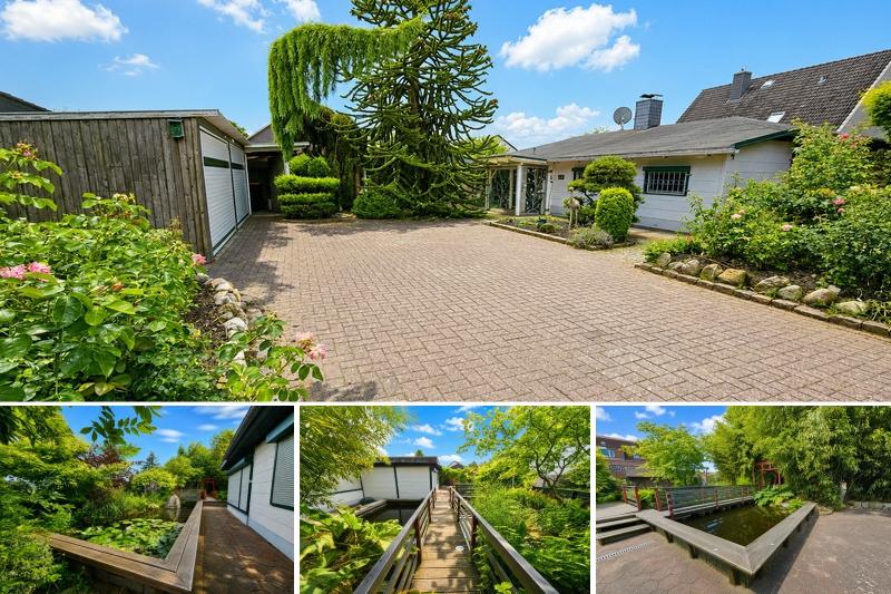 Traumhaftes Gartenparadies in ruhiger Sackgassenlage – Charmanter Bungalow mit großem Potential ! - Bungalow Alveslohe | Angebot:27055170