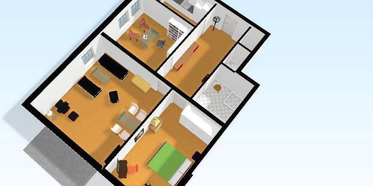 Etagenwohnung Hamburg Wellingsbüttel - 3 Zimmer, 108 m&sup2;, 495.000&euro; | Angebot:25663315