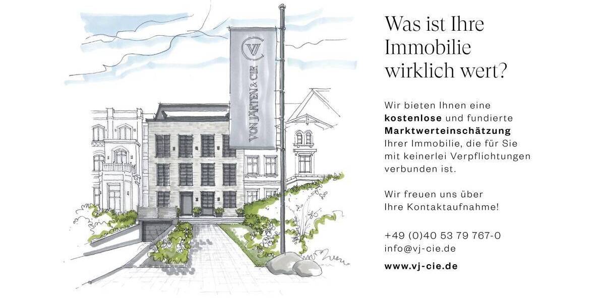 Terrassenwohnung Hamburg Winterhude - 2 Zimmer, 78 m&sup2;, 550.000&euro; | Angebot:26833775