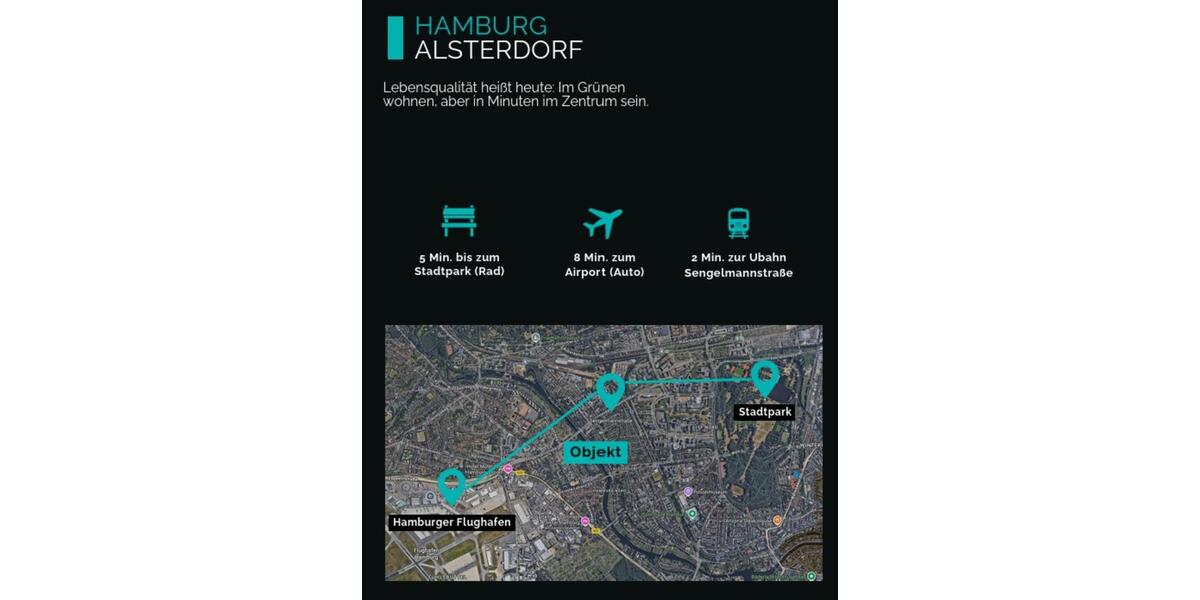 Maisonettenwohnung Hamburg Alsterdorf - 4 Zimmer, 110 m&sup2;, 2.990&euro; | Angebot:25292785