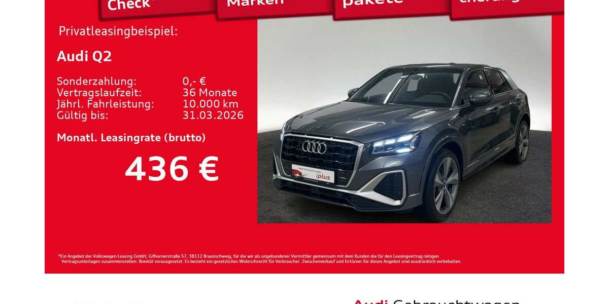 Audi Q2 5.691 km 37.440 &euro; Hamburg 20537