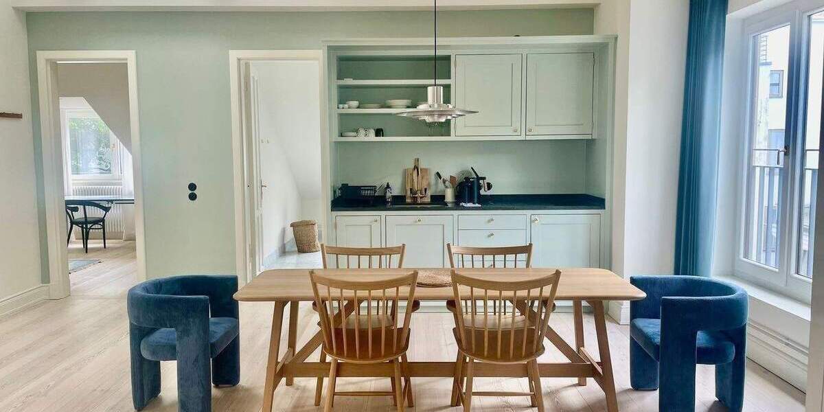 Etagenwohnung Hamburg Rotherbaum - 3 Zimmer, 110 m&sup2;, 3.700&euro; | Angebot:25665869