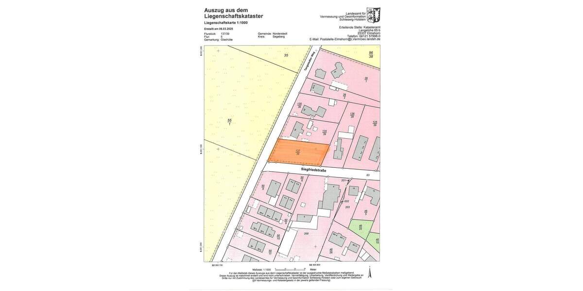 Grundstück Norderstedt Glashütte - 725.000&euro; | Angebot:25746119
