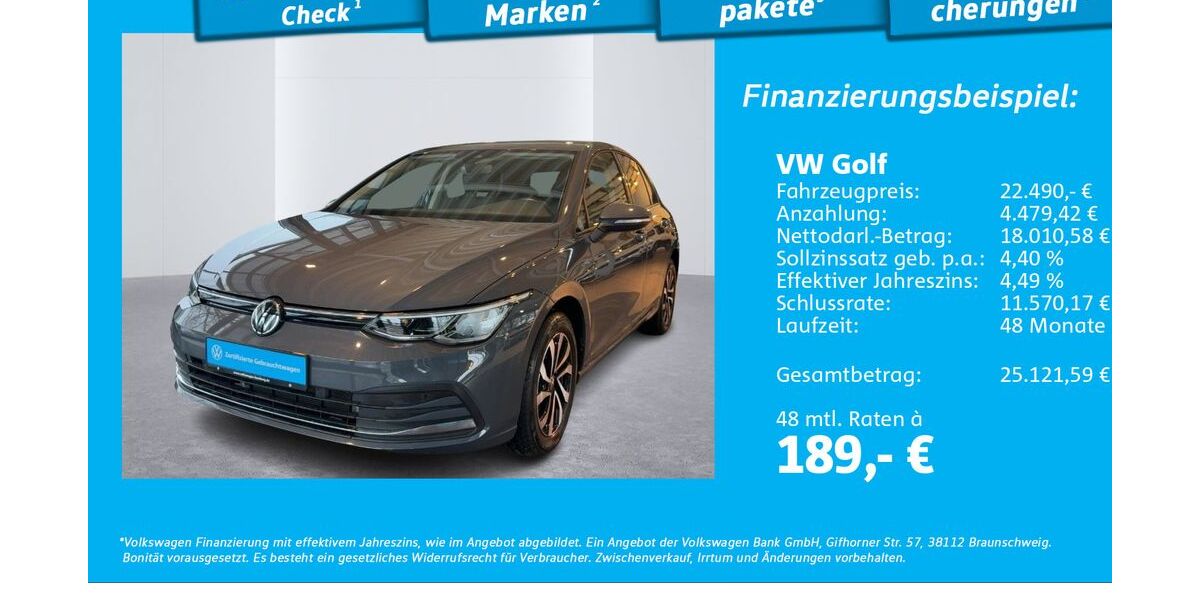 VW Golf 23.297 km 22.490 &euro; Glinde 21509