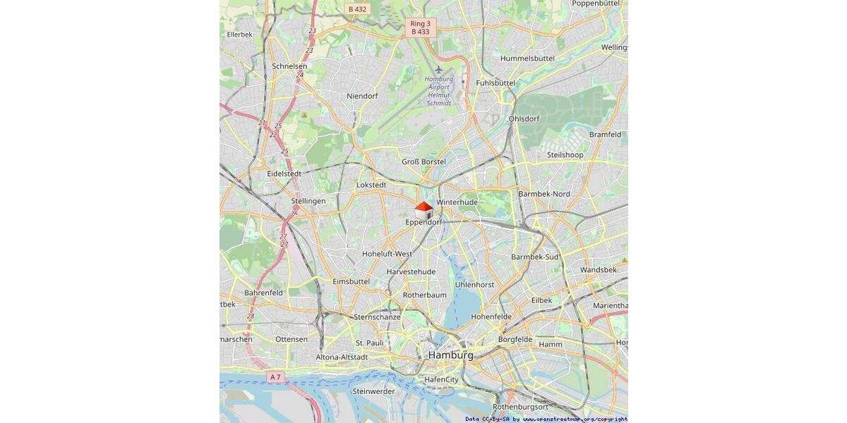 Etagenwohnung Hamburg / Eppendorf Eppendorf - 2 Zimmer, 68 m&sup2;, 450.000&euro; | Angebot:25802463