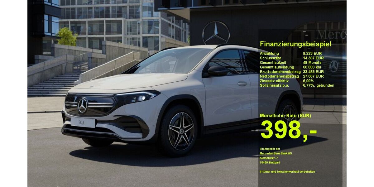 Mercedes-Benz EQA 3.419 km 36.890 &euro; Hamburg 21079