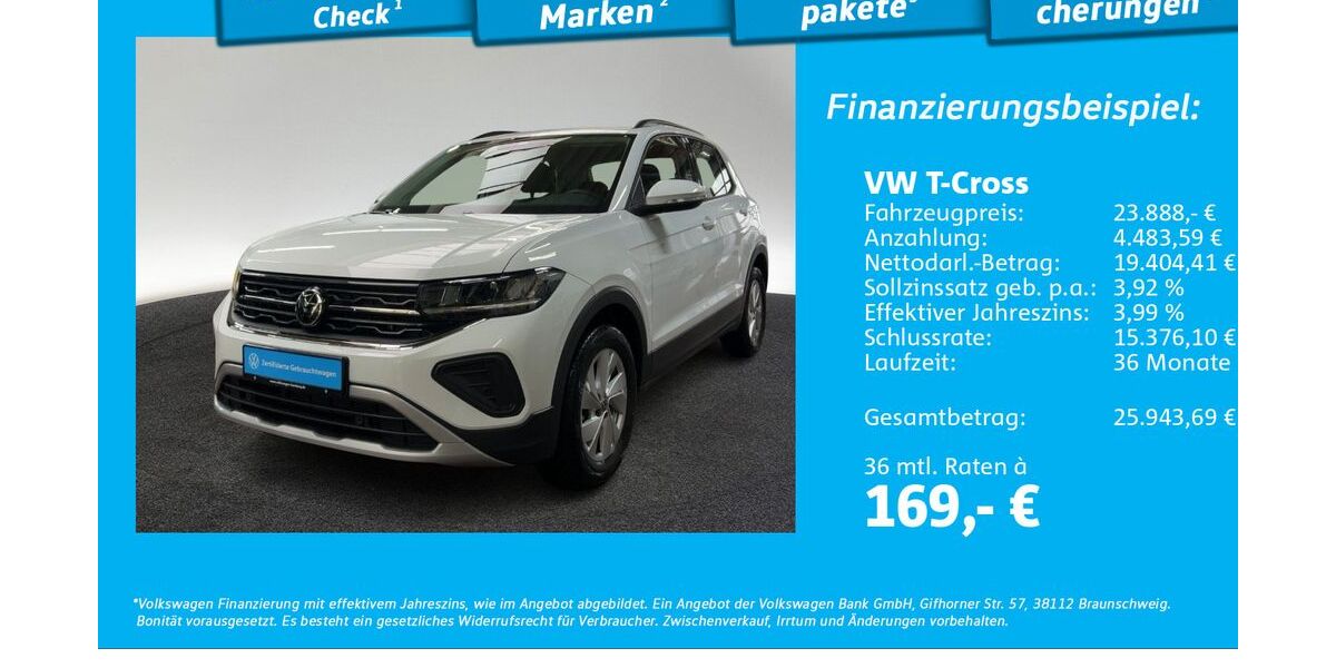 VW T-Cross 10.217 km 23.444 &euro; Hamburg 22761