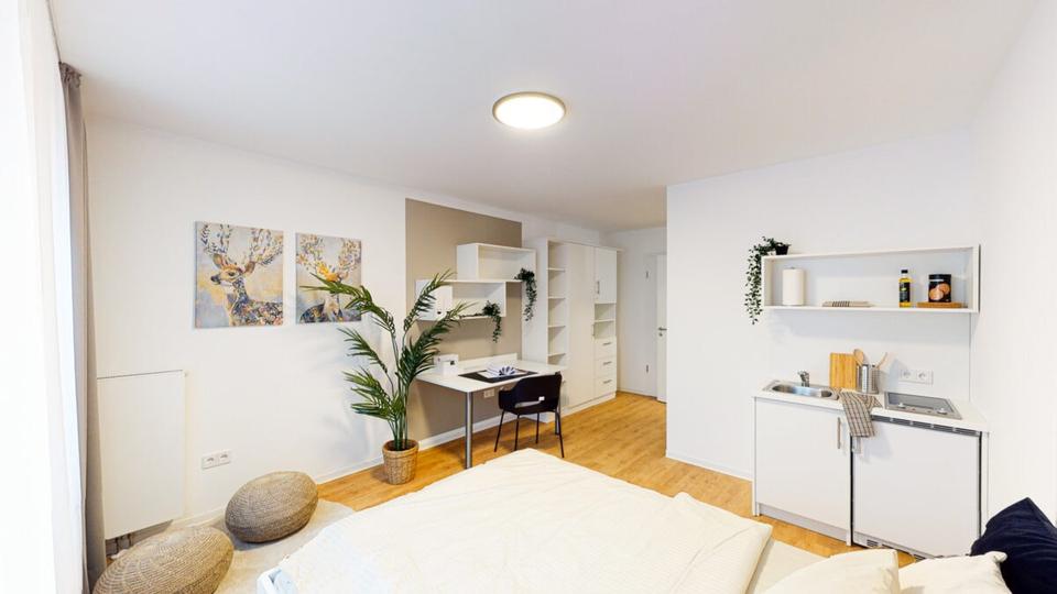 Etagenwohnung Hamburg Harburg - 1 Zimmer, 22 m&sup2;, 640&euro; | Angebot:25882510