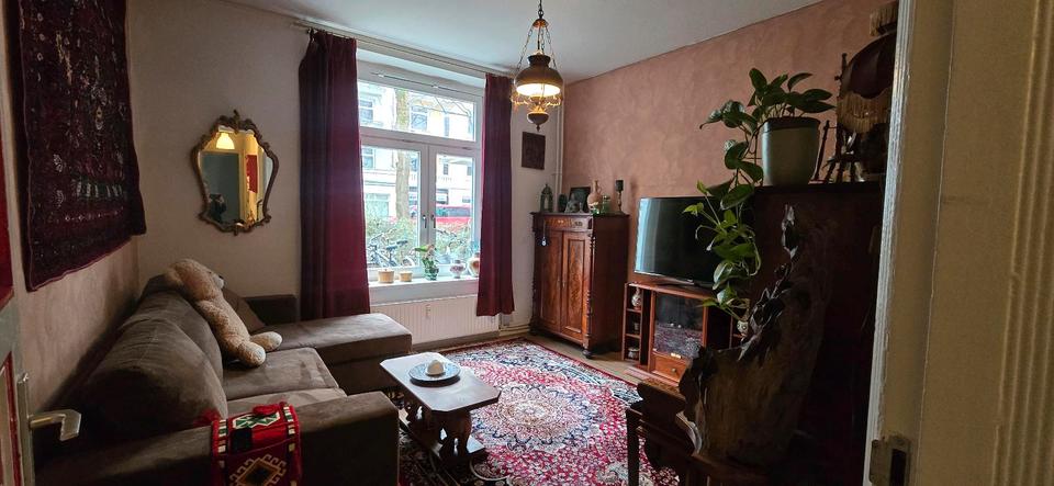 Erdgeschoßwohnung Hamburg Rotherbaum - 2 Zimmer, 42 m&sup2;, 995&euro; | Angebot:25712190