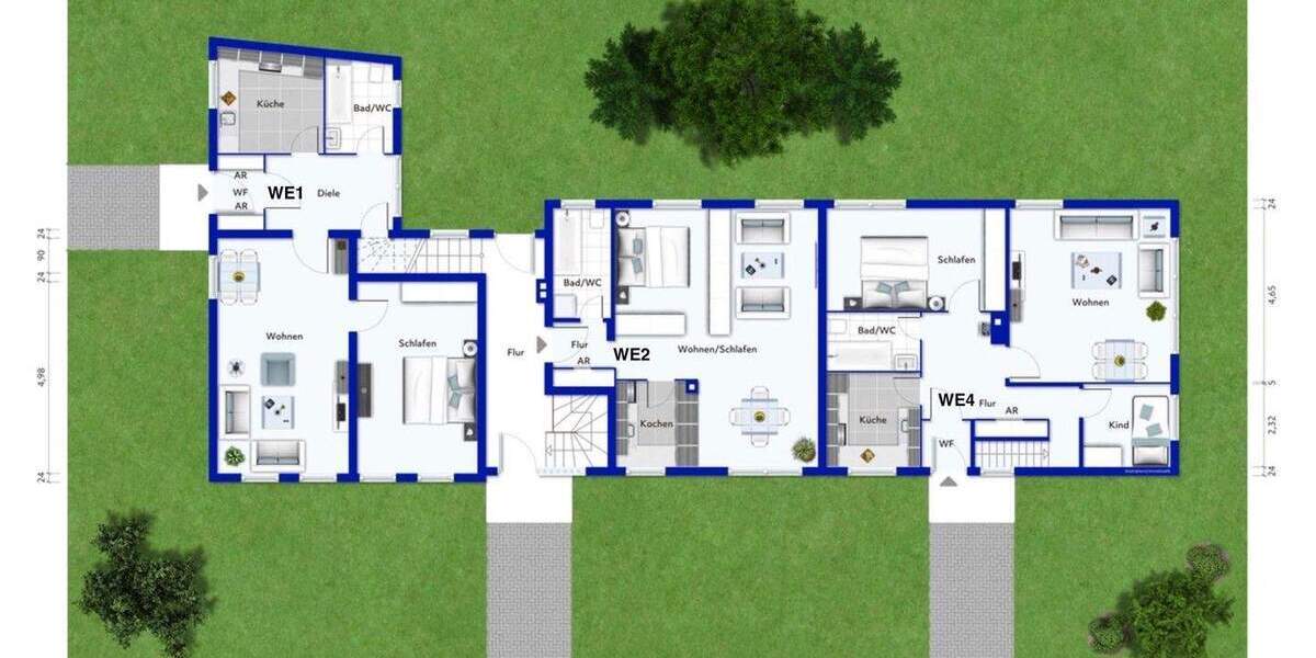 Mehrfamilienhaus, Wohnhaus Klein Offenseth-Sparrieshoop Sparrieshoop - 8 Zimmer, 213 m&sup2;, 375.000&euro; | Angebot:25744188