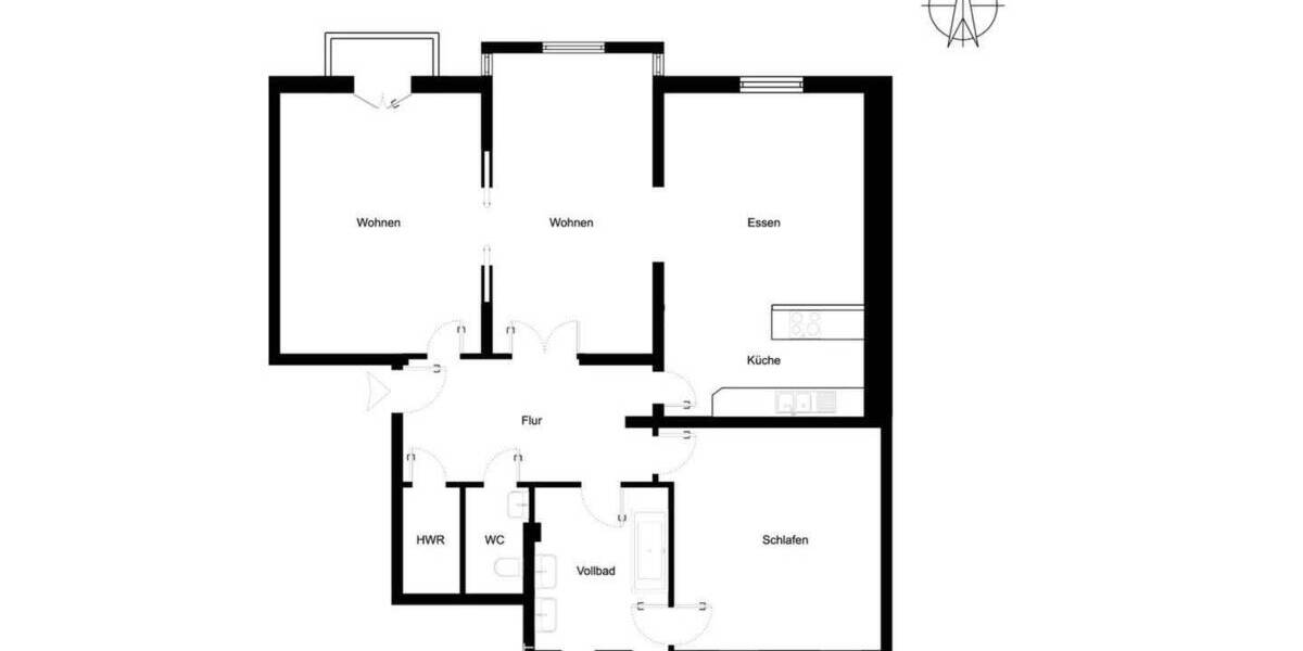 Etagenwohnung Hamburg Harvestehude - 4 Zimmer, 133 m&sup2;, 1.590.000&euro; | Angebot:25686347