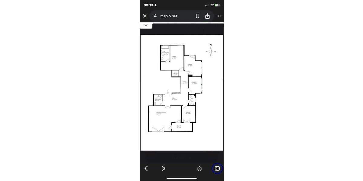 Etagenwohnung Hamburg Lokstedt - 4 Zimmer, 140 m&sup2;, 2.300&euro; | Angebot:25925447