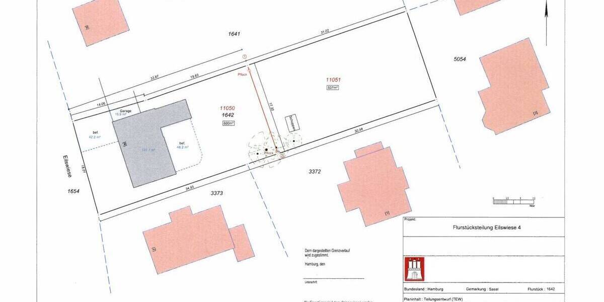 Grundstück Hamburg Sasel - 499.000&euro; | Angebot:26014865