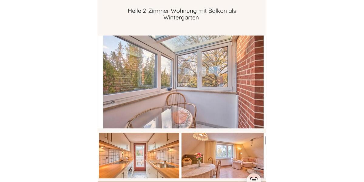 Etagenwohnung Hamburg Billstedt - 2 Zimmer, 48 m&sup2;, 1.100&euro; | Angebot:25860527