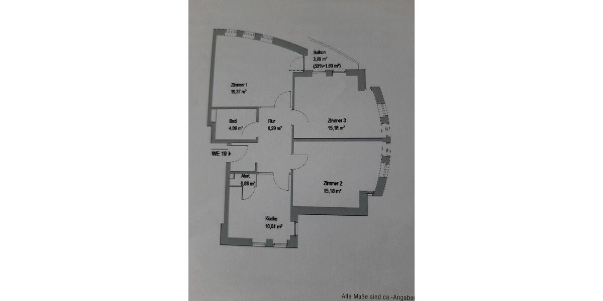 Etagenwohnung Hamburg Altona - 3 Zimmer, 74 m&sup2;, 420.000&euro; | Angebot:25959482