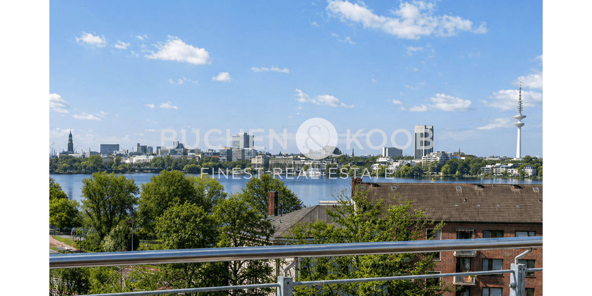 Etagenwohnung Hamburg Uhlenhorst - 5 Zimmer, 260 m&sup2;, 2.960.000&euro; | Angebot:26470479
