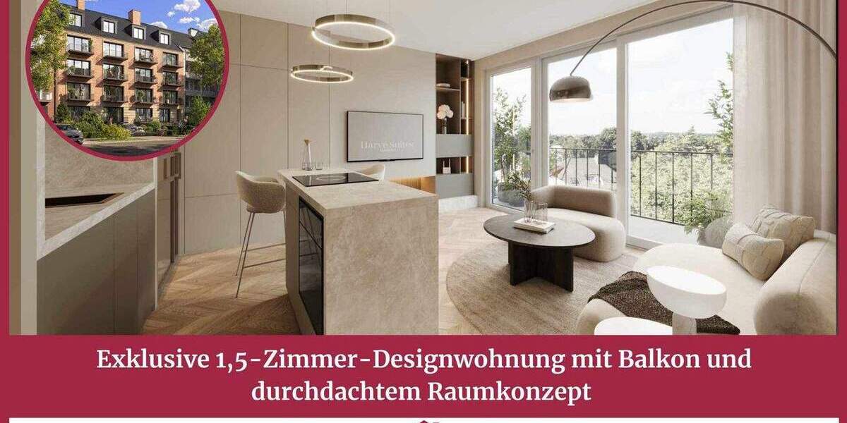 Etagenwohnung Hamburg Harvestehude - 1 Zimmer, 33 m&sup2;, 469.000&euro; | Angebot:25846212