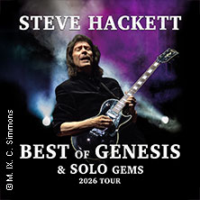 Steve Hackett - Best of Genesis & Solo Gems 2026 Tour 21.05.2026 Laeiszhalle Hamburg