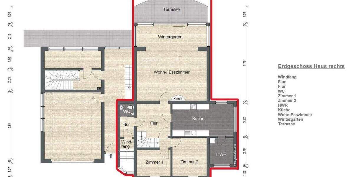 Einfamilienhaus Norderstedt Harksheide - 6 Zimmer, 208 m&sup2;, 688.000&euro; | Angebot:25687861