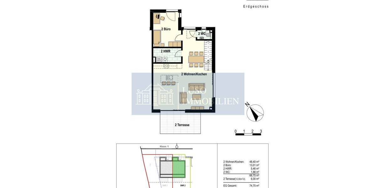 Doppelhaushälfte Wedel Marienhof - 5 Zimmer, 143 m&sup2;, 894.598&euro; | Angebot:25729265